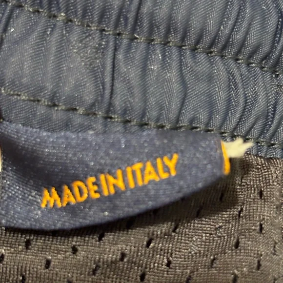 LOUIS VUITTON Navy Monogram Swim Trunks
